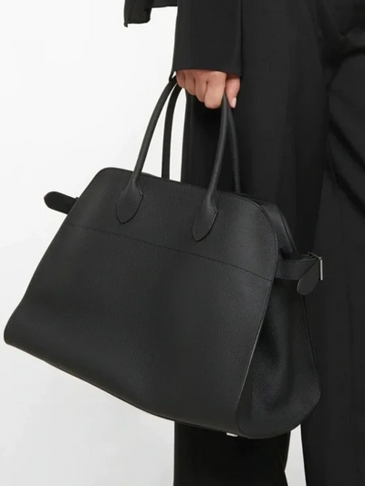 Suede handbag