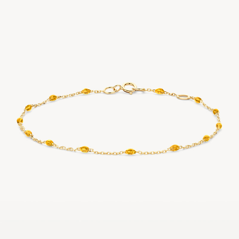 Resin Bead Chain Bracelet