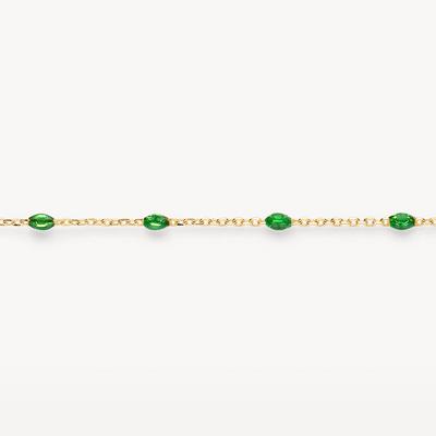 Resin Bead Chain Bracelet