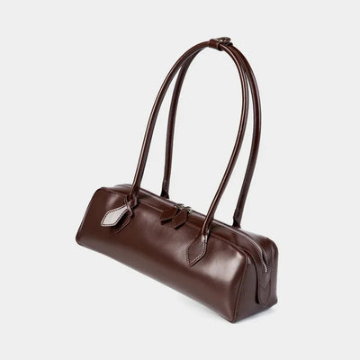 Long Handle Zip-Top Shoulder Bag