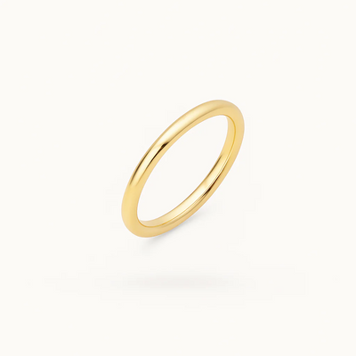 Yellow Gold Beaded Motif Ring