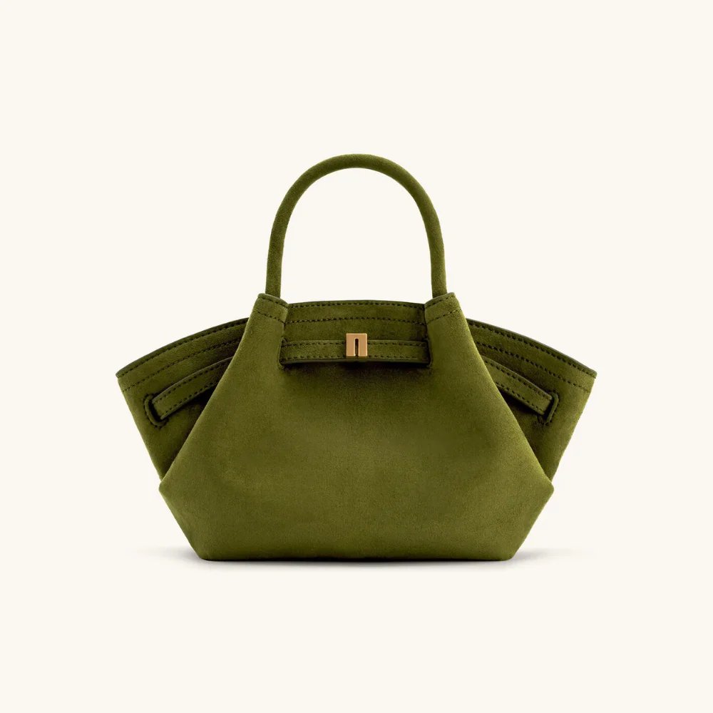 Tapered Flap Tote Bag