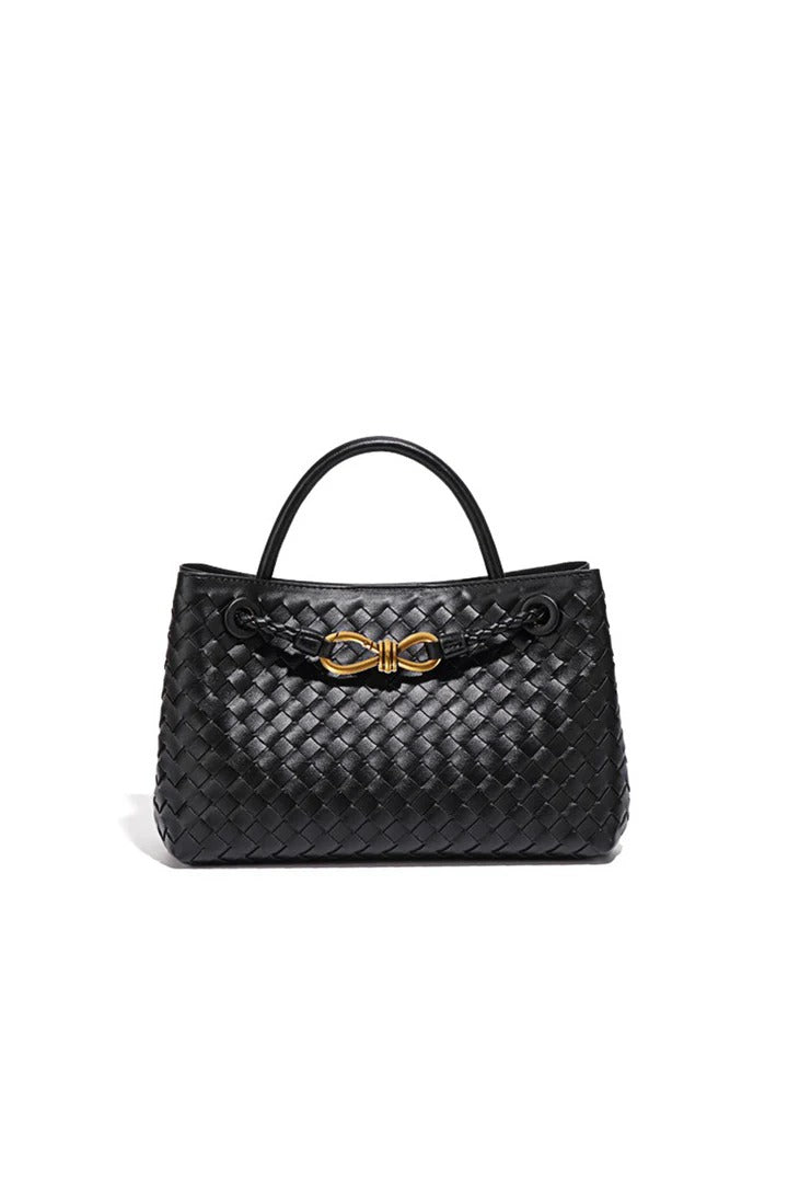 Braided Hardware Tote Bag