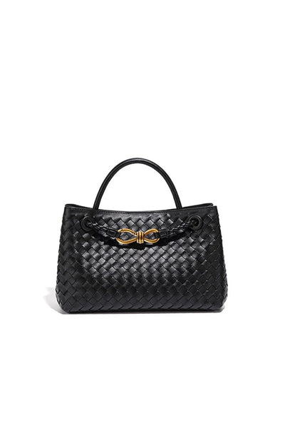Braided Hardware Tote Bag