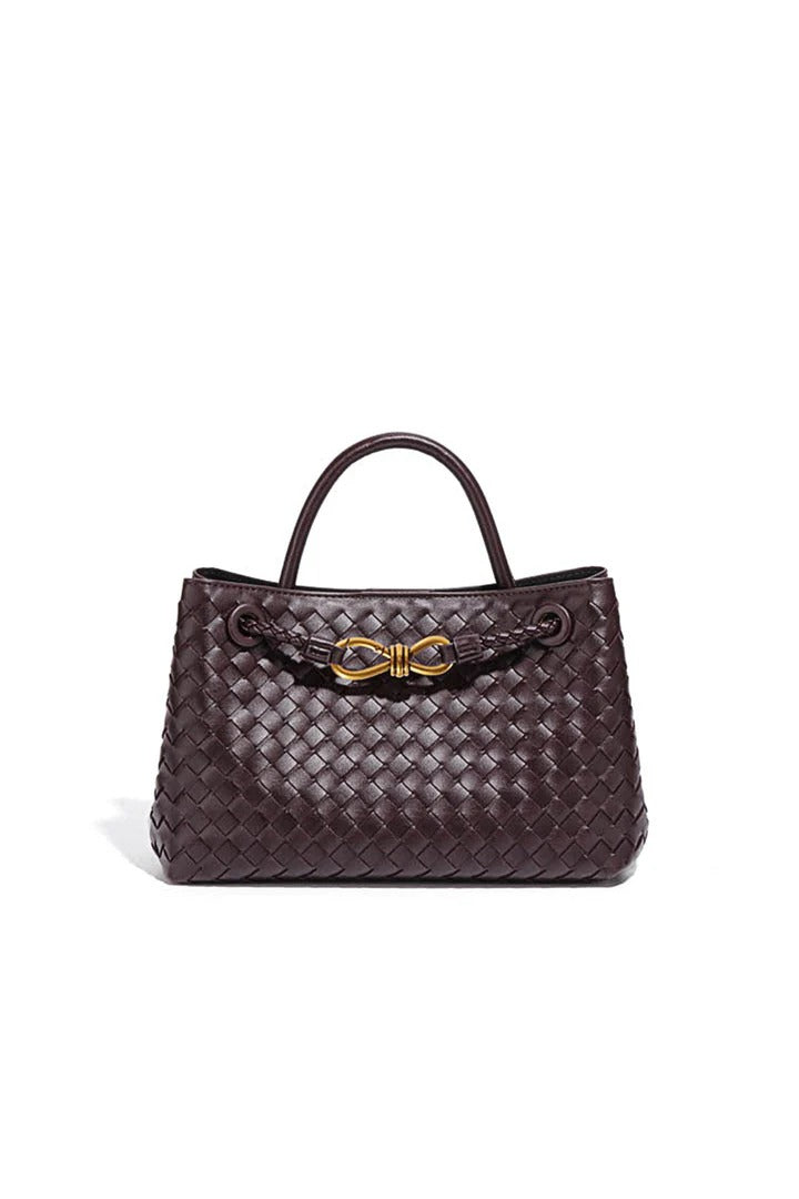 Braided Hardware Tote Bag
