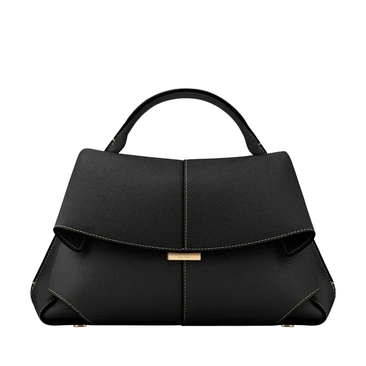 Fold-Over Flap Top Handle Bag