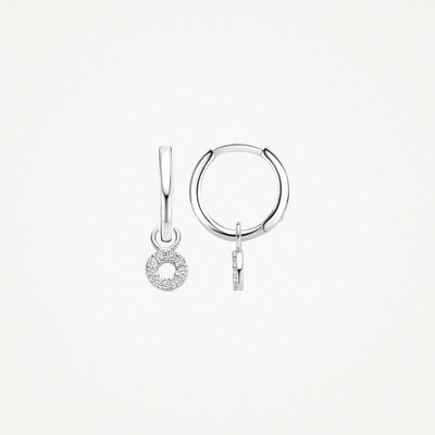 Mini Circle Drop Earrings