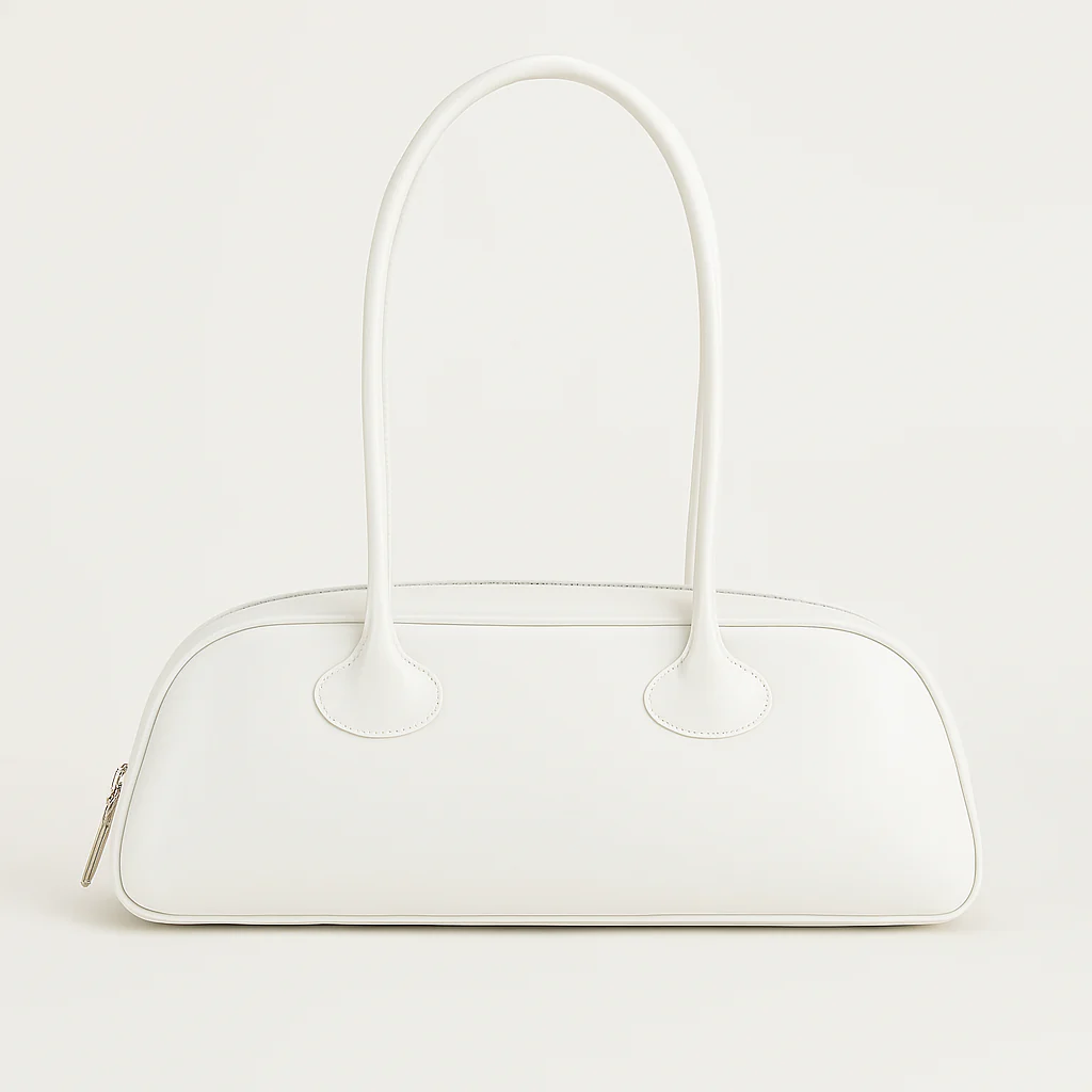 Long Handle Zip-Top Shoulder Bag
