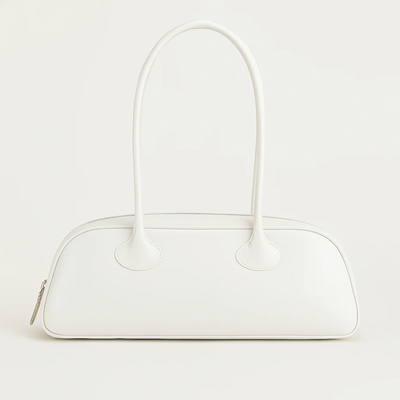Long Handle Zip-Top Shoulder Bag