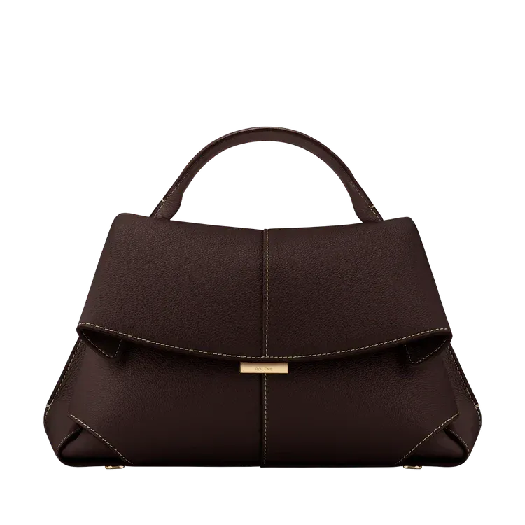 Fold-Over Flap Top Handle Bag