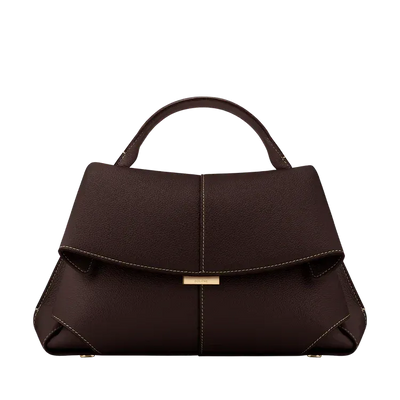 Fold-Over Flap Top Handle Bag