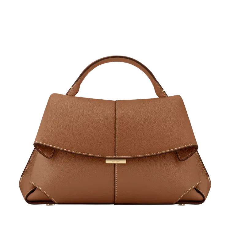 Fold-Over Flap Top Handle Bag