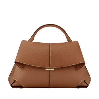 Fold-Over Flap Top Handle Bag