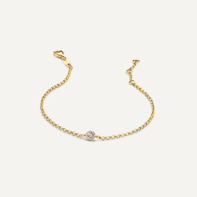Zirconia Chain Bracelet