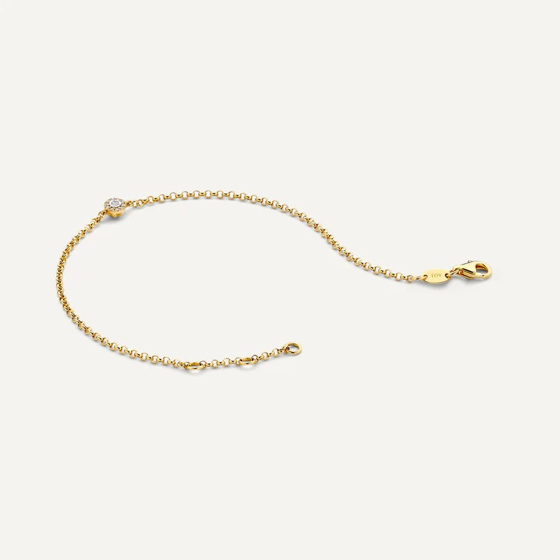 Zirconia Chain Bracelet
