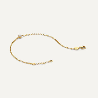 Zirconia Chain Bracelet