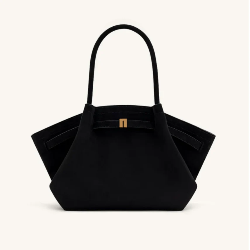 Tapered Flap Tote Bag