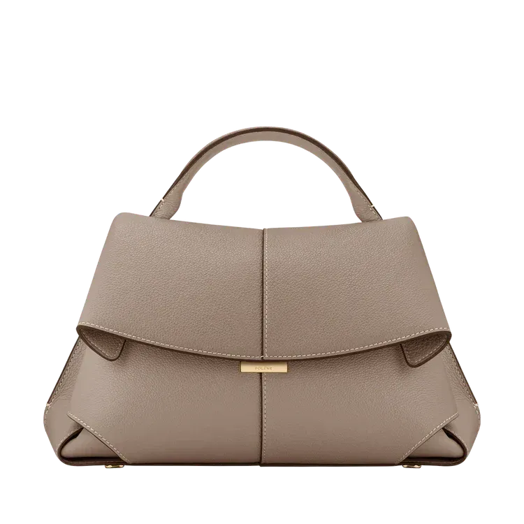 Fold-Over Flap Top Handle Bag