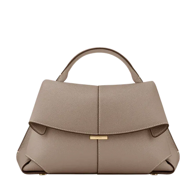 Fold-Over Flap Top Handle Bag